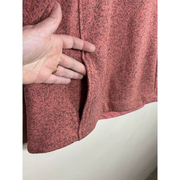 The North Face Pink Red Women’s Crescent  Hooded Sweater M Hiking Outdoors - Picture 4 of 8